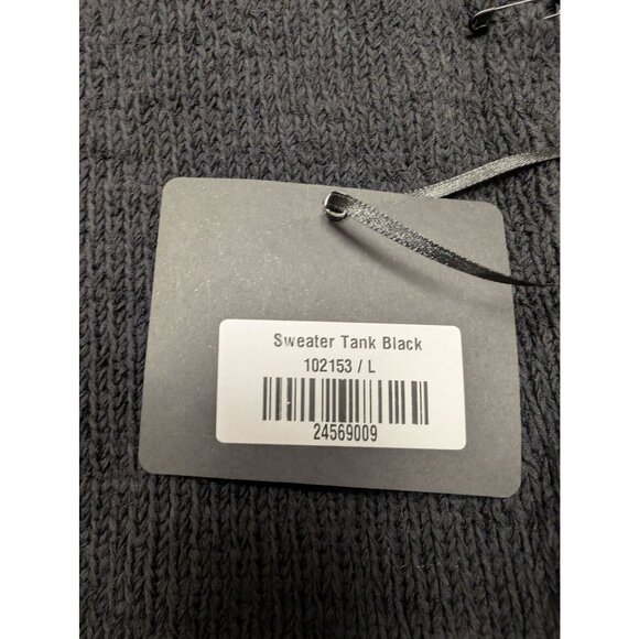 DYI Women's Sweater Tank Top Black Size Large - Picture 7 of 8
